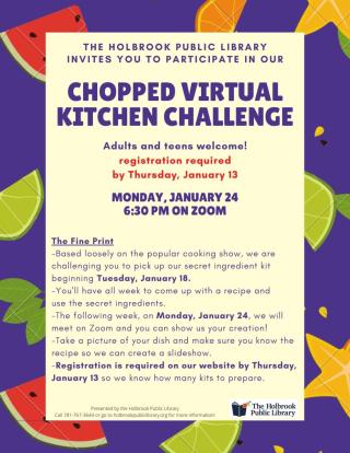 Chopped Virtual Challenge Flier